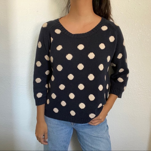 Lucky Brand Polka dot sweater - Picture 3 of 13